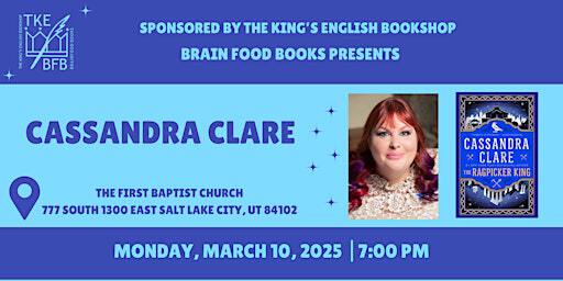 Cassandra Clare | The Ragpicker King | First Baptist Church of Salt Lake City