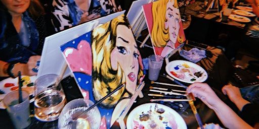 Boozy Brushes, Pop Art Paint Party! Glasgow | Blue Dog