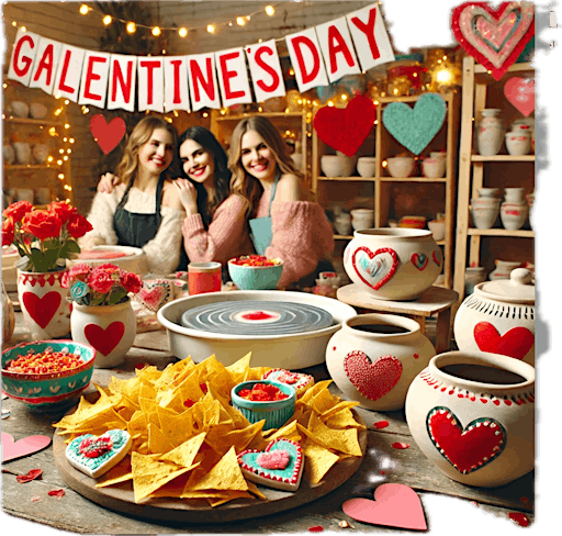 Galentines Pottery Class | 215 Pendleton Rd suite 30