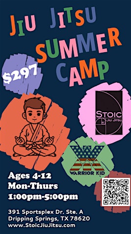 Jiu Jitsu Summer Camp- Dripping Springs | Stoic Jiu Jitsu