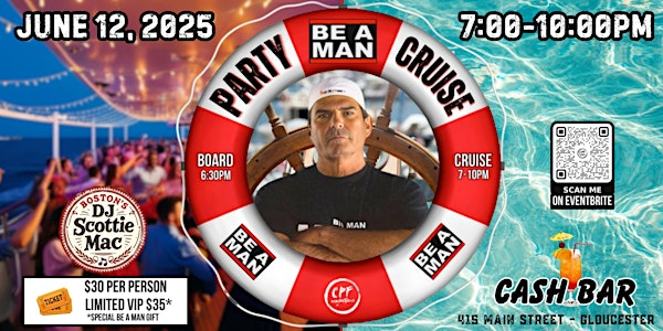 Be A Man Party Cruise Thursday June 12th in Gloucester | Cape Ann Whale Watch