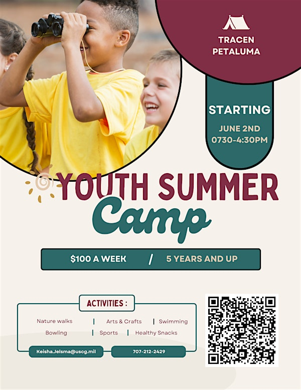 Copy of USCG TRACEN - Week 4 Youth Program Summer Program 2025 | TraCen Petaluma