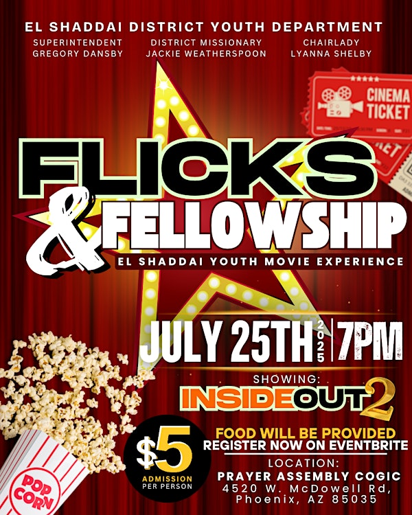 Flicks & Fellowship: El Shaddai Youth Movie Experience | Prayer Assembly Church of God In Christ