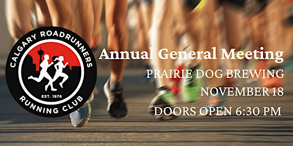 Calgary Road Runners AGM | Prairie Dog Brewing