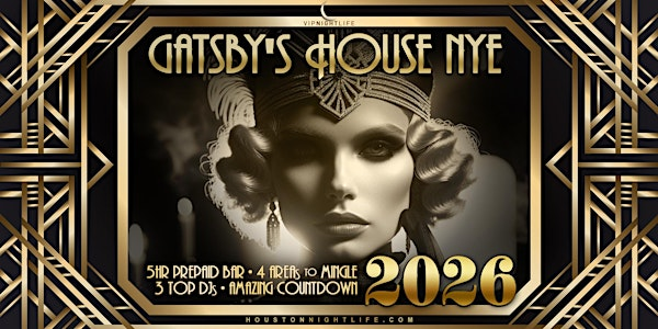 2026 Houston New Year's Eve Party | Gatsby's House NYE | Omni Houston Hotel