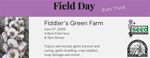 Organic Garlic Production Field Day - Part 2 | Fiddler's Green Farm