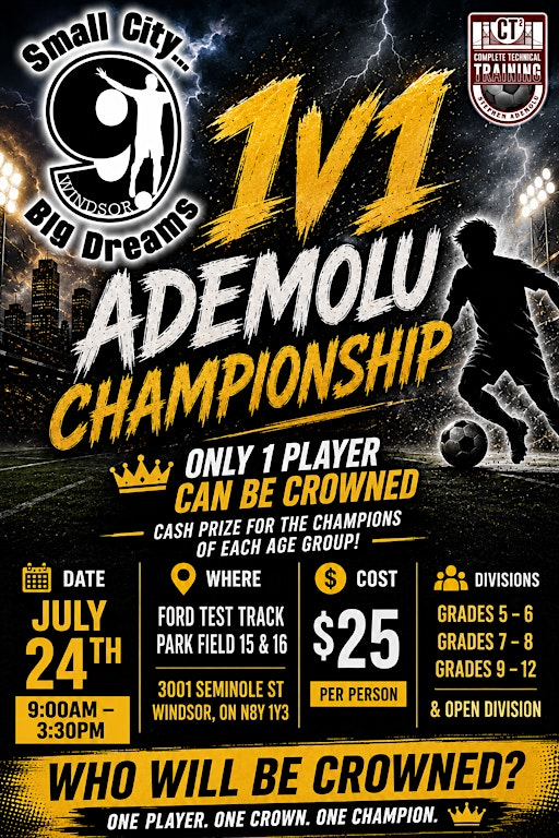 Ademolu 1V1 Soccer Championship | Ford Test Track