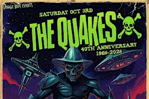 Psychobilly Legends, The Quakes in Pomona! Oct 3rd! | Flyway