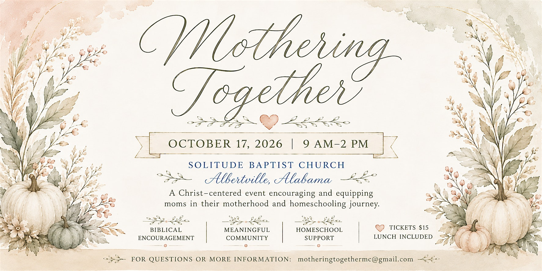 Mothering Together | Solitude Baptist Church