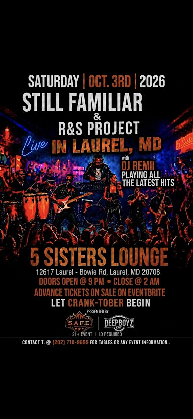 CRANKTOBER 3RD | 5 Sisters lounge