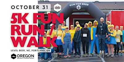 5k Beer Run - Level Beer (Level 1) | 2026 OR Brewery Running Series | Level Beer
