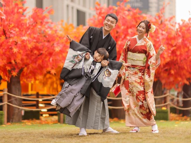 北角海濱花園化身日本賞楓秘景 