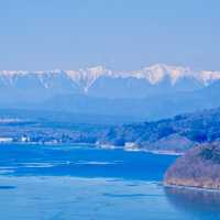 真冬の山中湖