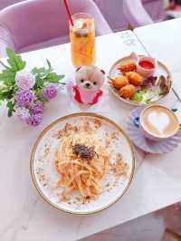 太子 | Purple Cafe | 紫色花主題咖啡店