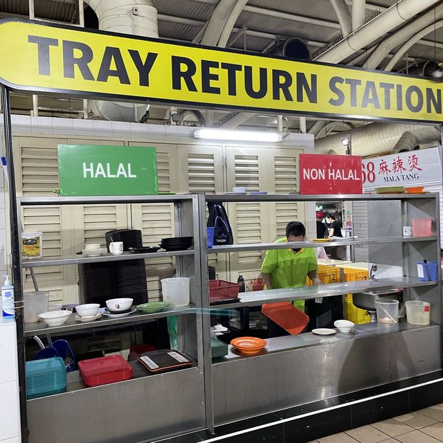 Many choices at Hawker Centre 
