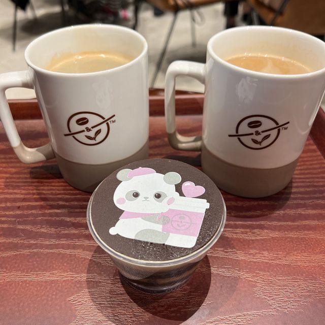 韓国【エバーランド】遊園地内のかわいいコーヒーチェーン店💜Coffee Bean