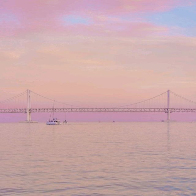 🌊부산에서 가장 아름다운 핑크빛 바다를 볼수있는곳 [부산, 광안리해수욕장]