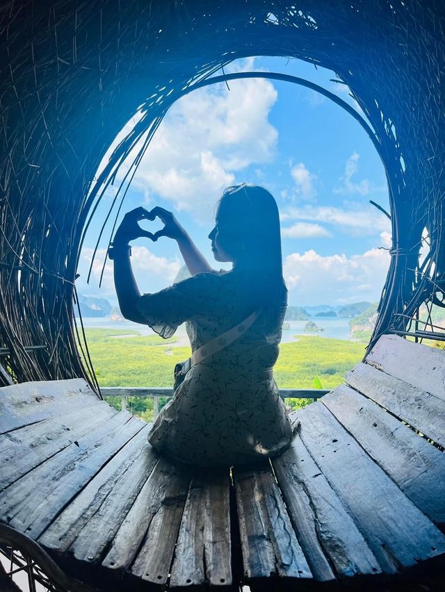 🏞️จุดชมวิวเสม็ดนางชี จ.พังงา🌤️🛤️