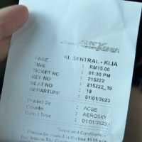 KL Sentral to KLIA by shuttle bus