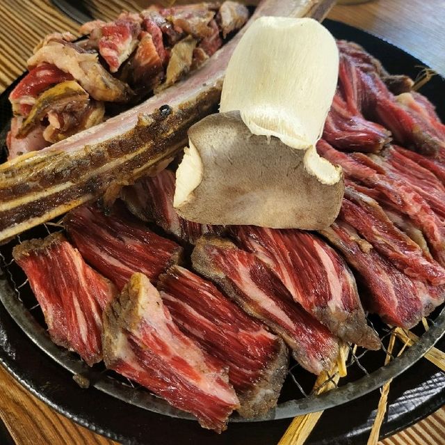 여수 짚회관 볏집 갈비 맛집