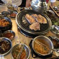 buffet in Busan and trips around Kimhae