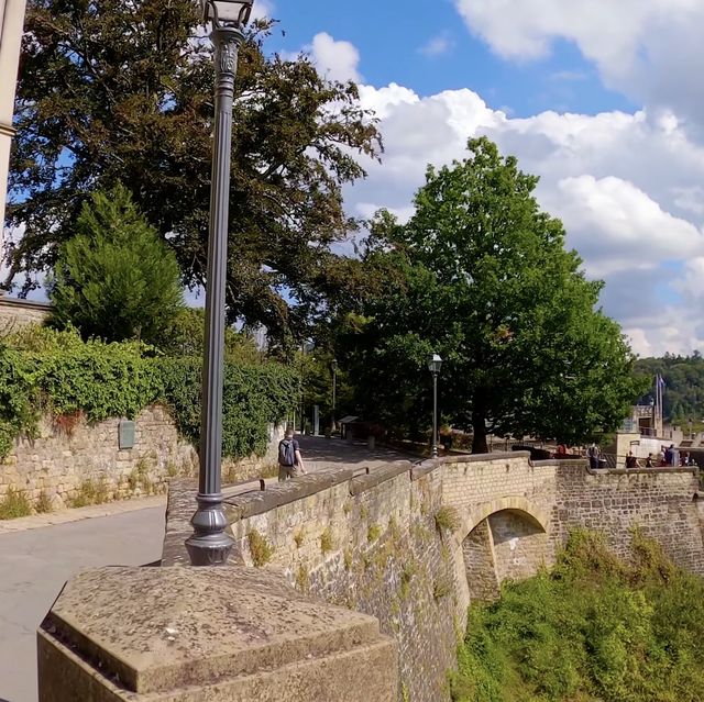 LUXEMBOURG walls of corniche