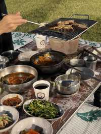 < 남양주 맛집 > 잔디밭 돗자리 위에서 먹는 멧돼지 고기, 금남 멧돼지 🏕️
