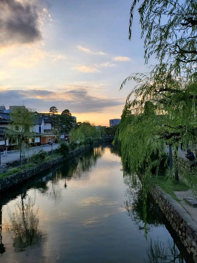美麗如畫的日本岡山縣倉敷市 