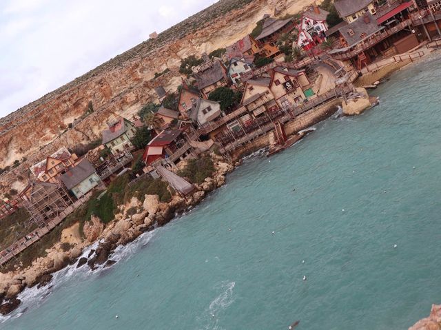  Popeye village in Malta 海と建物のコントラストが最高です！
