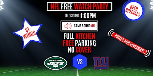 FREE NFL JETS VS GIANTS WATCH PARTY | Blush Gentlemen's Club