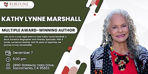 Kathy Lynne Marshall (Live Speaker) | Fortune School of Education