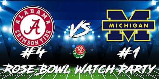 Rose Bowl Watch Party: #4 Alabama vs #1 Michigan | Hudson Grille - Little 5 Points