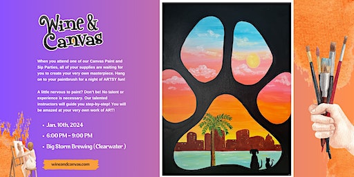 Clearwater Paint and Sip – Paw Tampa | Big Storm Brewing Tap Room - Clearwater