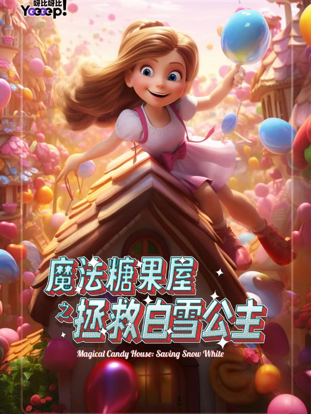 沉浸式兒童戲劇魔法糖果屋之拯救白雪公主|兒童親子 | Yeeeep呀比呀比·沉浸式親子游戲餐吧(白塔店)
