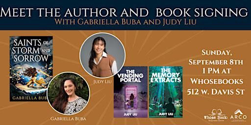 Meet The Author and Book Signing with Gabriella Buba and Judy Liu | Whose Books Neighborhood Bookstore