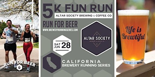 5k Beer Run x Altar Society Brewing & Coffee Co | 2025 CA Brewery Run | Altar Society Brewing and Coffee Co.