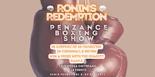 Ronin's Redemption - Penzance boxing show | Penzance Leisure Centre