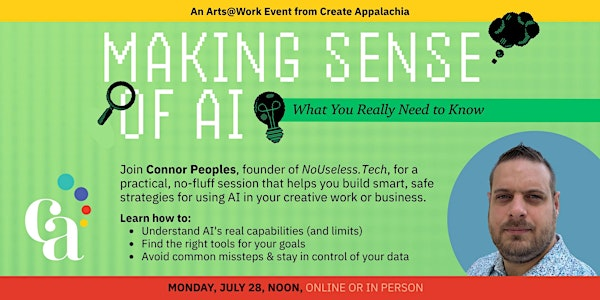Making Sense of AI: What You Really Need to Know | Create Appalachia Center for Art & Technology