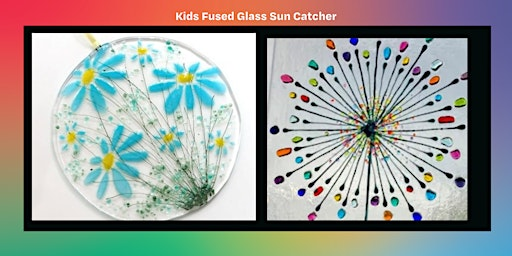 Kids Fused Glass Mandala Inspired Hanging Sun Catcher | Millennium Court
