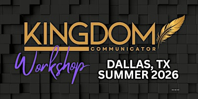 Kingdom Communicator Workshop | The Meeting Place