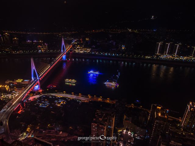 Night View High Up The Sky