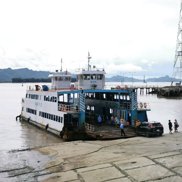 海防到吉婆島(Cat Ba)唯一交通—渡輪碼頭Bến phà Gót