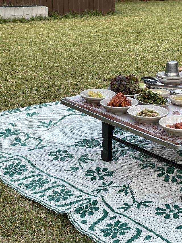 < 남양주 맛집 > 잔디밭 돗자리 위에서 먹는 멧돼지 고기, 금남 멧돼지 🏕️