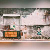 An Empty Street With a Unique Art
