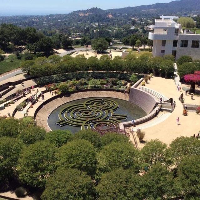 The beautiful compound and museum in LA