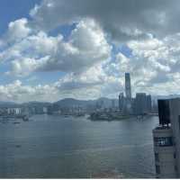 咖啡☕️配維港景 ☀️