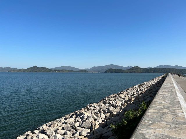 遠眺八仙嶺 — 船灣淡水湖主壩