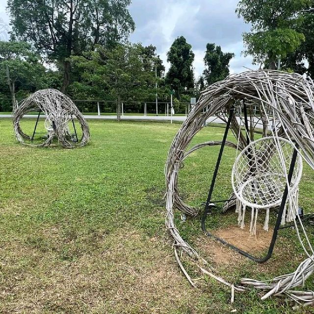 Aviation-themed playground at Aerospace Park