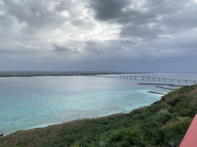 沖縄　宮古島観光　来間島へドライブ！見晴らしのいい展望台！そして東洋一のビーチへ！