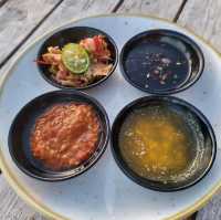 짐바란 비치에서 노을보며 씨푸드 바캉스